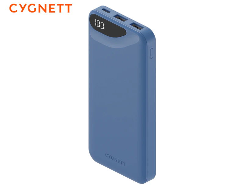 Cygnett 10,000mAh ChargeUp Boost Gen3 Power Bank - Blue