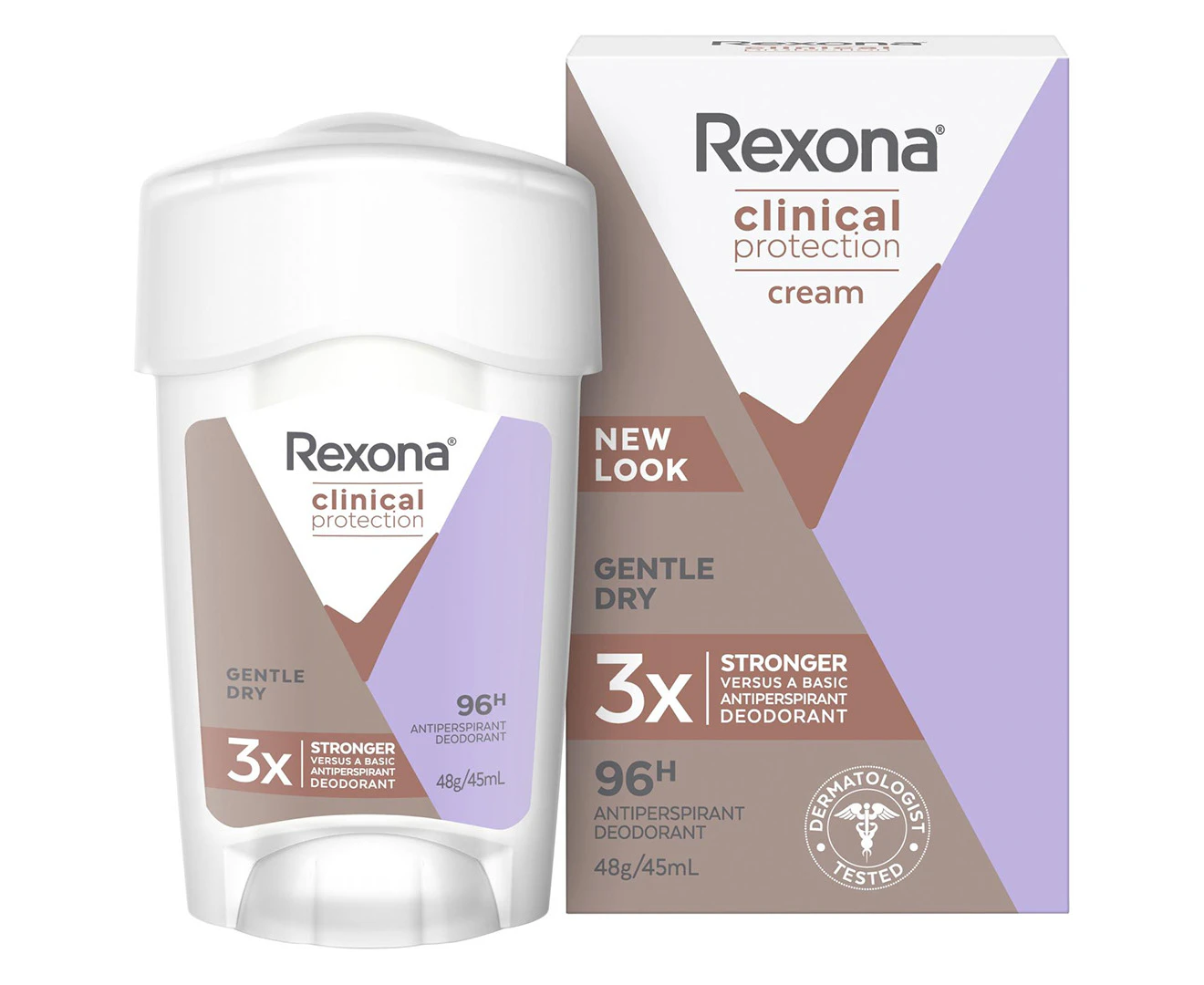 Rexona Clinical Protection Gentle Dry Antiperspirant Roll-On Deodorant 48g/45mL