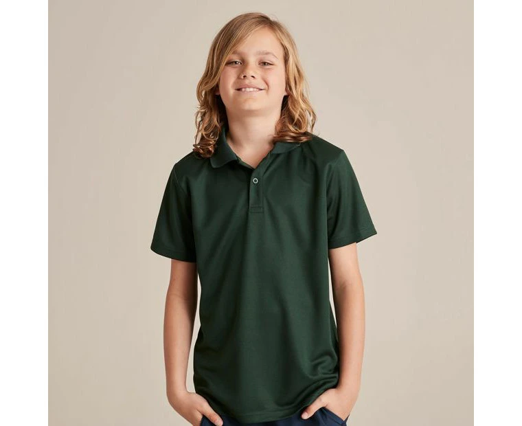 Target School Sports Mesh Polo T-shirt - Green