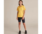 Target School Sports Mesh Polo T-shirt - Yellow