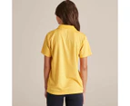 Target School Sports Mesh Polo T-shirt - Yellow