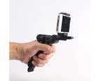Mini Tripod Phone Holder Portable Adjustable Phone Holder Stand - Black