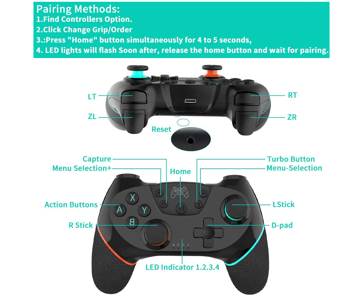 regemoudal switch controller pairing