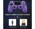 Wireless Game Controller Ps4 Controller Bluetooth Dual Head Head Handle Joystick Mando Game Pad For The Game Console 4-Electric light purple