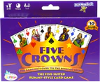 Five Crowns Card Game Family Card Game - Fun Games for Family Game Night with Kids$Crown Poker Board Game Card, A Must-Have Game for Family Gatherings, Car