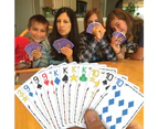 Five Crowns Family Card Game - fun games for a family game night with the kids