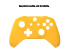 Complete Protection Case Housing Replacement Parts For Xbox One Wireless Controller Handle hemp surface protective shell-yellow