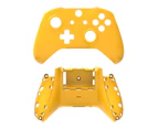 Complete Protection Case Housing Replacement Parts For Xbox One Wireless Controller Handle hemp surface protective shell-yellow