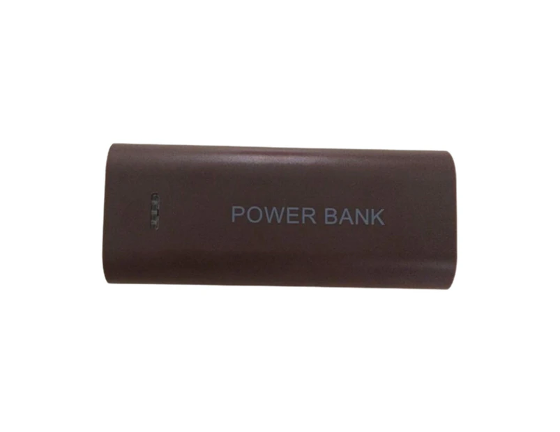 Centaurus Power Bank Shell Universal Welding-free Portable 2 x 18650 Battery Charger Case DIY Box for Mobile Phone-Coffee