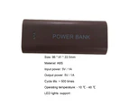 Centaurus Power Bank Shell Universal Welding-free Portable 2 x 18650 Battery Charger Case DIY Box for Mobile Phone-Coffee