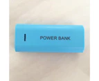 Centaurus Power Bank Shell Universal Welding-free Portable 2 x 18650 Battery Charger Case DIY Box for Mobile Phone-Blue