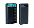 Centaurus L5 Power Bank Shell Solderless Detachable LED Digital Display 5x18650 Portable Charger Case for Smart Phone-Black