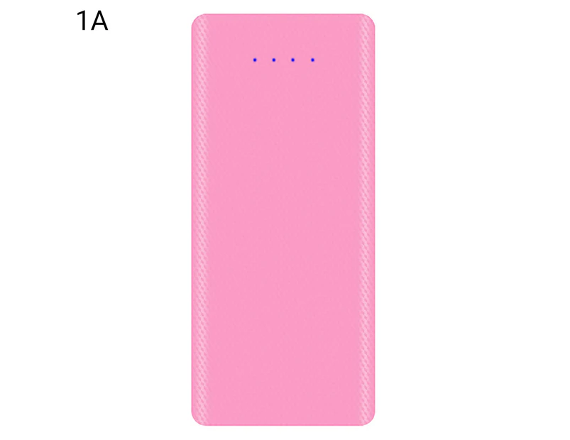 Centaurus Power Bank Case Detachable Solderless DIY 8x18650 Portable Charger Case for Smart Phone-Pink 1