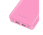 Centaurus Power Bank Case Detachable Solderless DIY 8x18650 Portable Charger Case for Smart Phone-Pink 1