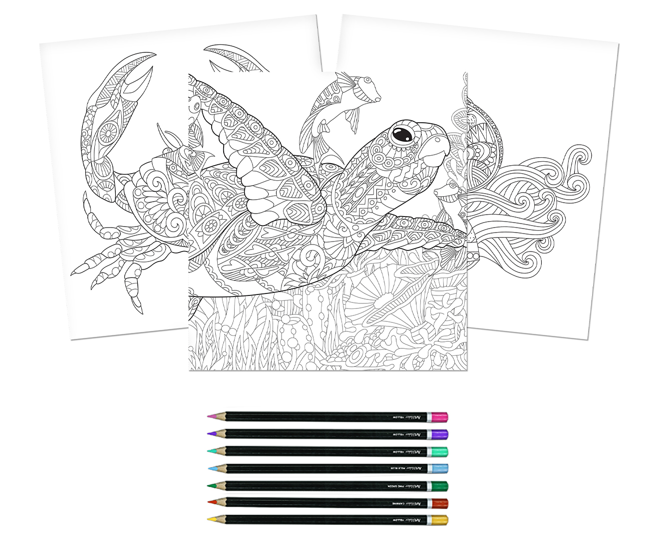 Art Maker Masterclass Collection: Mindwaves Colouring - Art Kits - Art +  Craft - Adults - Hinkler