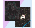 Kaleidoscope Etch Art Creations Unicorn Magic Kit