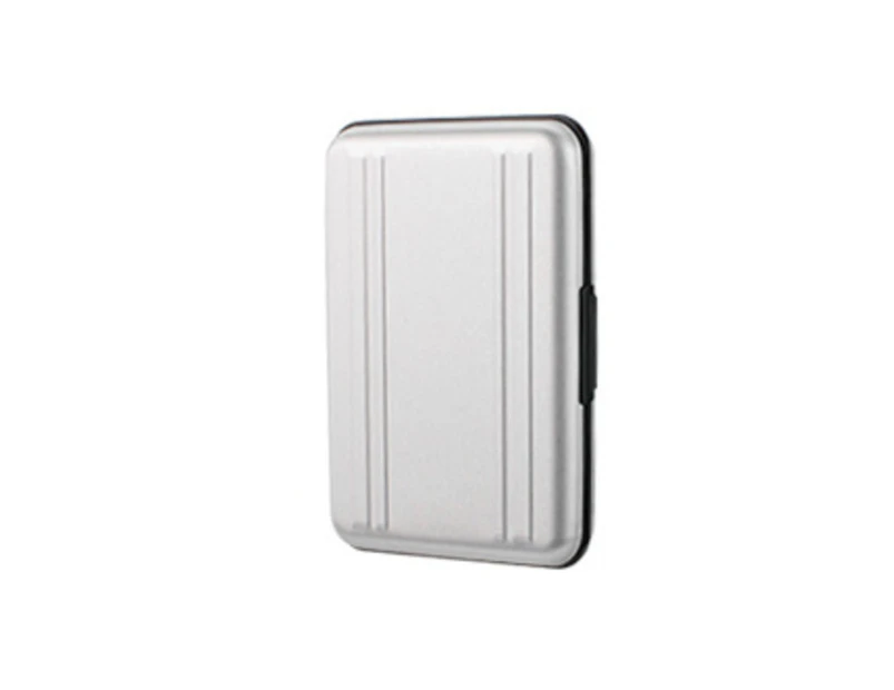 Memory Card Case Waterproof Storage Holder Box for Micro SD SDXC SDHC TF Card-Sliver