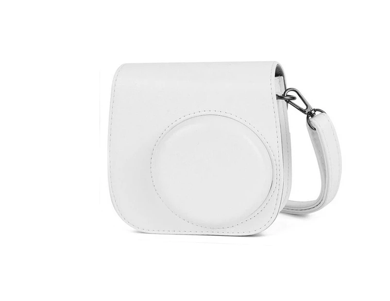 Protective Case PU Leather Bag for Instax Mini 11-White