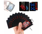 Poker Waterproof PVC Plastic Playing Cards Set Classic Magic Tricks - Red