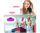 Collapsible Retractable Silicone Hair Dryer - Purple