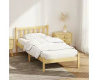 Artiss Bed Frame Single Size Wooden Oak SOFIE