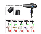 Universal Collapsible Hair Dryer Diffuser Attachment- Salon Grade tool,Lightweight Foldable Portable Travel Folding Design Fit-Black