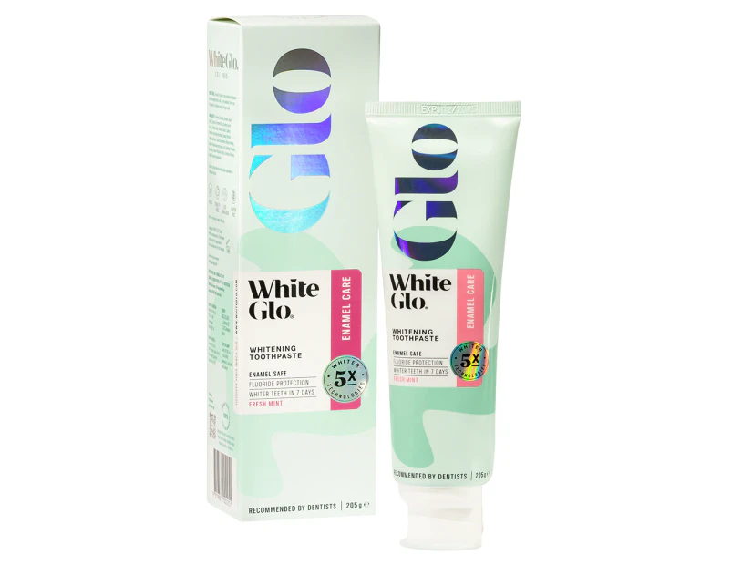 White Glo Enamel Care Whitening Toothpaste 205g