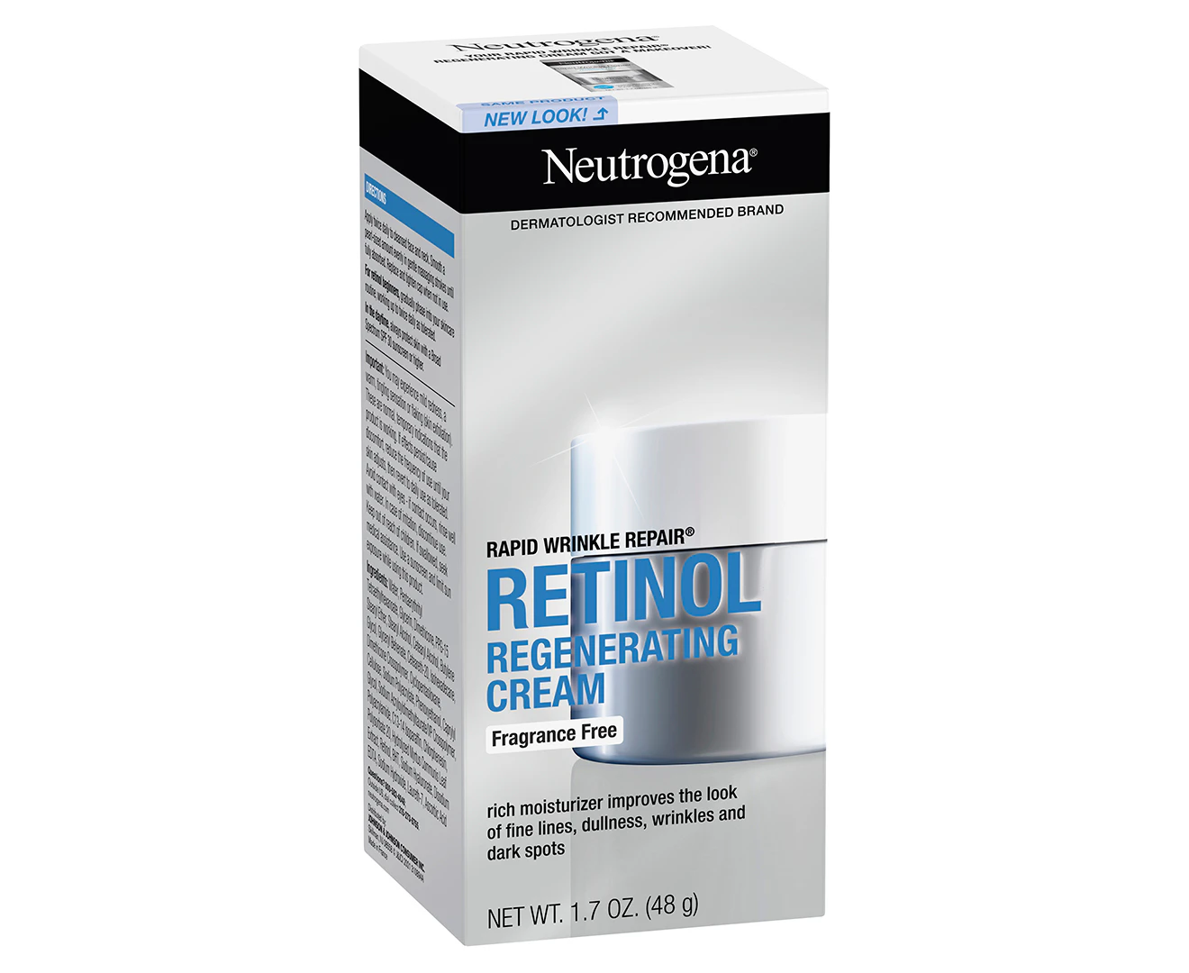 Neutrogena Rapid Wrinkle Repair Retinol Regenerating Fragrance-Free Cream 48g