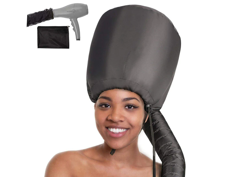 Bonnet Hood Hair Dryer, Adjustable Hair Dryer Hood Bonnet for Hand Held Hair Dryer Cap Bonnet, Stretchable and Extended Hose