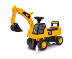 Cat Licenced Excavator Digger Foot To Floor Ride On Toy Truck