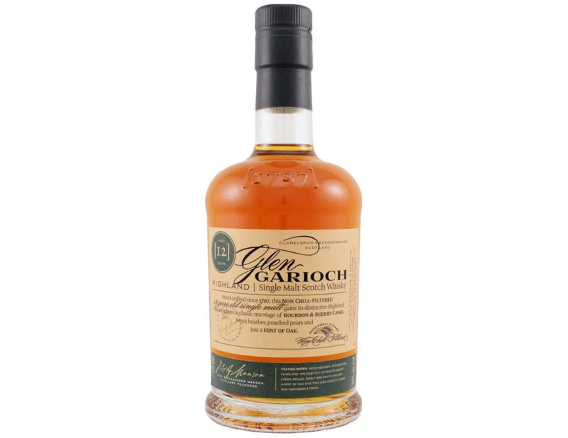 Glen Garioch 12 Year Old Single Malt Scotch Whisky 700ML