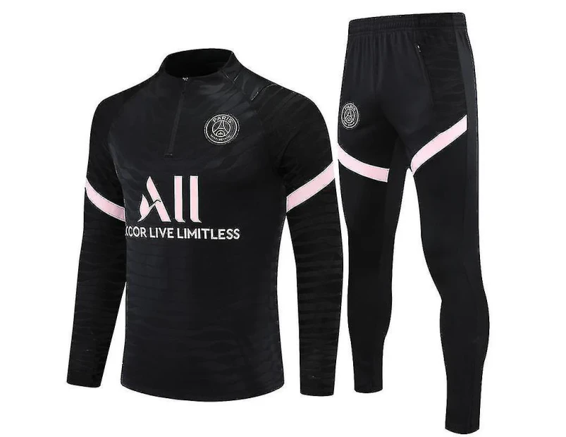 Psg all sale black tracksuit