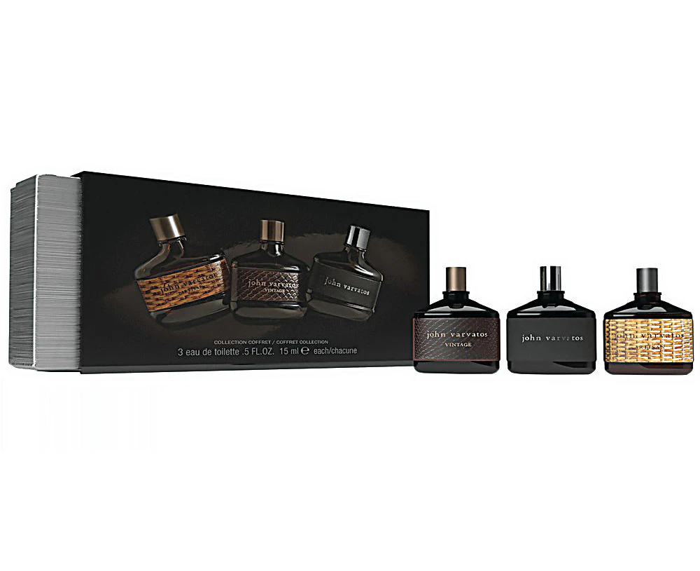 John Varvatos 3Pc Collection Edt Gift Set 3X15ml