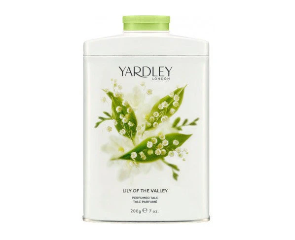 Yardley Lily Of The Valley Talc 200g Tin