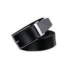Egomilano Reversible Buckle Genuine Leather Belt -Waist Belt - Black and Brown - Size 36 - 38