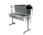 Large Stainless 60kg Warrior Pig Spit Roaster Rotisserie Charcoal BBQ Grill | Wh