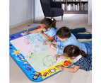 Water Drawing Mat Kids Doodle Mats Coloring Writing Board No Mess Toy for Kid Toddler Animal Educational Painting Pad Toys