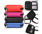 jgl 2.5 Inch External USB Hard Drive Disk Carry Case Cover Pouch Bag for SSD HDD-Black - Black