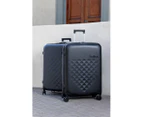 Rollink Flex Vega Spinner 73.6cm Large Collapsible Hardcase Luggage/Suitcase - Black