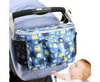 Baby Rolling Bag, Stroller Organizer Bag for Most Strollers, Multifunctional Large Capacity 31x20x15cm