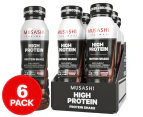 6 x Musashi High Protein Shakes Chocolate 375mL
