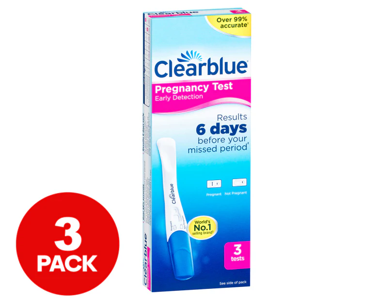 Clearblue Early Detection Pregnancy Kit 3pk