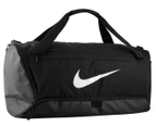 Nike 60L Brasilia 9.5 Medium Duffle Bag - Black/White