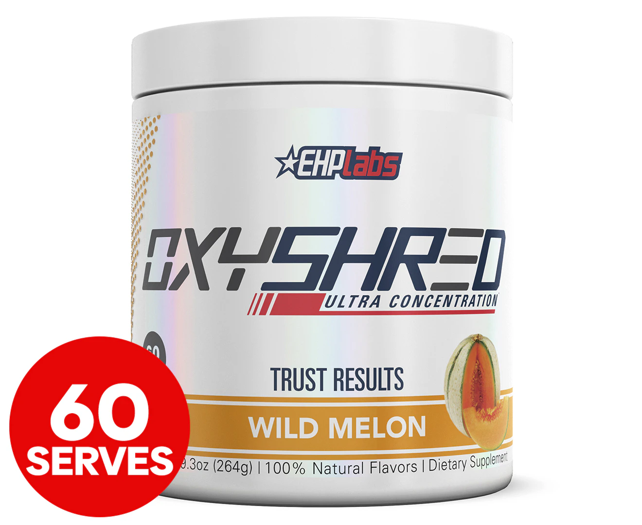 EHP Labs Oxyshred Wild Melon Fat Burner Ultra Concentration Pre-Workout 264g