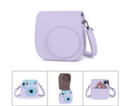 PU Leather Bag Protective Case for Instax Mini 11-Purple