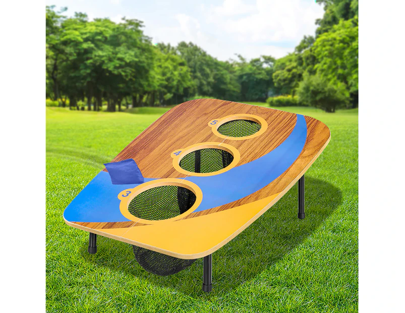 Bopeep Kids Bean Bag Toss Game Set Children Wooden Outdoor Toys Theme Party