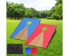 Bopeep 2PCS Kids Bean Bag Toss Cornhole Game Set Children Wooden Outdoor Toys