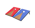 Bopeep 2PCS Kids Bean Bag Toss Cornhole Game Set Children Wooden Outdoor Toys