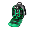 Waterproof SLR DSLR Camera Bag Shockproof Case Backpack For Canon Sony Nikon Camera-Green