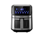 Devanti Air Fryer 6.5L LCD Fryers Clear Window